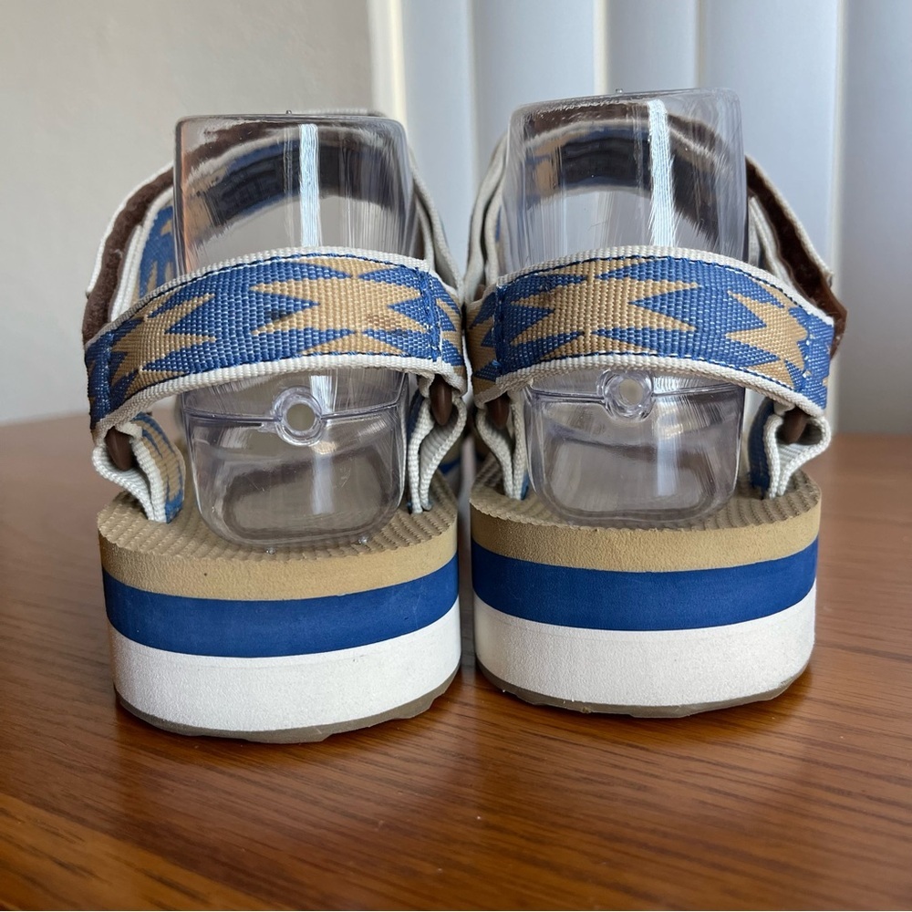 Teva Midform Universal Halcon Blue/Tan Sandal Size 8 - Picture 6 of 16
